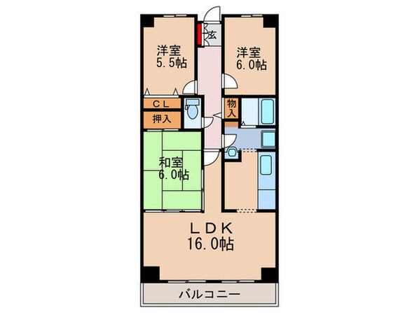 PHOENIX COURT交野Ⅰ北棟の物件間取画像